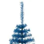 Halbkünstlicher Weihnachtsbaum mit blauem PVC-Träger, 210 cm von vidaXL, Weihnachtsbäume - Ref: Foro24-344683, Preis: 30,26 €...