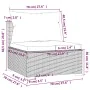 Gartenmöbelset 7-tlg. und Kissen Kunststoff Rattan schwarz von vidaXL, Gartensets - Ref: Foro24-3102225, Preis: 664,91 €, Rab...