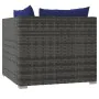 9-piece garden furniture set and gray synthetic rattan cushions by vidaXL, Garden sets - Ref: Foro24-3102766, Price: 771,62 €...