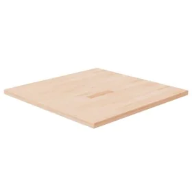 Square oak wood untreated table top 70x70x2.5cm by vidaXL, Table tops - Ref: Foro24-342931, Price: 72,89 €, Discount: %