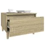 Side tables 2 units oak wood Sonoma 50x46x35 cm by vidaXL, Side tables - Ref: Foro24-819507, Price: 52,84 €, Discount: %