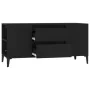 Schwarzer TV-Schrank aus Sperrholz, 102 x 44,5 x 50 cm von vidaXL, TV-Möbel - Ref: Foro24-819605, Preis: 83,09 €, Rabatt: %