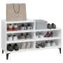 Schuhschrank aus glänzend weißem Sperrholz, 102 x 36 x 60 cm von vidaXL, Schuhregale und Schuhorganisatoren - Ref: Foro24-819...