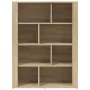 Aparador madera contrachapada color roble Sonoma 80x30x106 cm de vidaXL, Aparadores - Ref: Foro24-819495, Precio: 64,98 €, De...