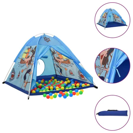 Children's play tent blue 120x120x90 cm by vidaXL, Play tents and tunnels - Ref: Foro24-93679, Price: 27,81 €, Discount: %