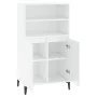 High glossy white plywood sideboard 60x36x110 cm by vidaXL, Sideboards - Ref: Foro24-821230, Price: 107,58 €, Discount: %