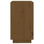 Honey brown solid pine wood wine rack 55.5x34x61 cm by vidaXL, Wine and liquor cabinets - Ref: Foro24-821530, Price: 84,26 €,...