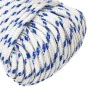 White 3 mm 50 m polypropylene boat rope by vidaXL, Ropes and metal cords - Ref: Foro24-152270, Price: 9,37 €, Discount: %