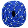 Blue polypropylene boat rope 18 mm 25 m by vidaXL, Ropes and metal cords - Ref: Foro24-152470, Price: 29,89 €, Discount: %