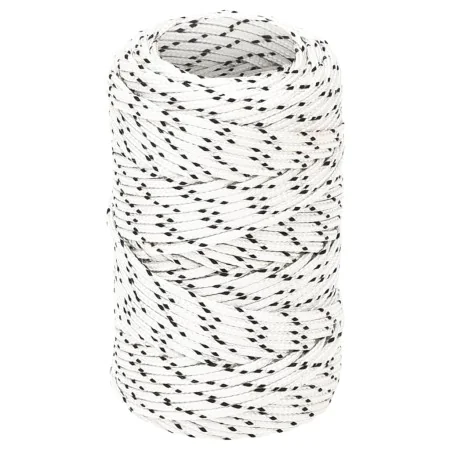 White polyester braided boat rope 2 mm x 25 m by vidaXL, Ropes and metal cords - Ref: Foro24-152741, Price: 8,26 €, Discount: %