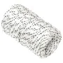 White polyester braided boat rope 2 mm x 25 m by vidaXL, Ropes and metal cords - Ref: Foro24-152741, Price: 8,26 €, Discount: %