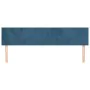 Headboards 2 units of dark blue velvet 100x5x78/88 cm by vidaXL, Headboards and footboards - Ref: Foro24-345862, Price: 67,32...