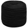 Cuerda de trabajo poliéster negro 8 mm 250 m de vidaXL, Sogas y cuerdas metálicas - Ref: Foro24-152820, Precio: 79,12 €, Desc...