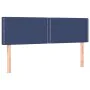 Headboards 2 units blue fabric 72x5x78/88 cm by vidaXL, Headboards and footboards - Ref: Foro24-345930, Price: 54,23 €, Disco...