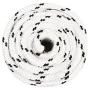 White polyester braided boat rope 16 mmx25 m by vidaXL, Ropes and metal cords - Ref: Foro24-152783, Price: 35,78 €, Discount: %