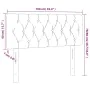 Kopfteil aus cremefarbenem Stoff, 100 x 7 x 78/88 cm von vidaXL, Kopf- und Fußteile - Ref: Foro24-346331, Preis: 50,36 €, Rab...