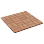 WPC porch tiles 30x30 cm 2 m² teak color 22 units by vidaXL, Floors and carpets - Ref: Foro24-277809, Price: 103,16 €, Discou...