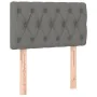 Dark gray fabric headboard 80x7x78/88 cm by vidaXL, Headboards and footboards - Ref: Foro24-346299, Price: 53,22 €, Discount: %