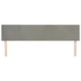 Headboards 2 units of light gray velvet 90x5x78/88 cm by vidaXL, Headboards and footboards - Ref: Foro24-345838, Price: 67,38...