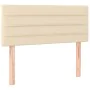 Cream fabric headboard 100x5x78/88 cm by vidaXL, Headboards and footboards - Ref: Foro24-346135, Price: 47,55 €, Discount: %