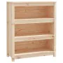 Solid pine wood shelf 80x35x68 cm by vidaXL, Bookcases and shelves - Ref: Foro24-821679, Price: 89,25 €, Discount: %