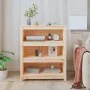 Solid pine wood shelf 80x35x68 cm by vidaXL, Bookcases and shelves - Ref: Foro24-821679, Price: 89,25 €, Discount: %