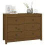 Auxiliary cabinet solid pine wood honey brown 100x40x72 cm by vidaXL, Sideboards - Ref: Foro24-821767, Price: 175,68 €, Disco...