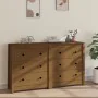 Honigbraunes Sideboard aus massivem Kiefernholz, 140 x 35 x 80 cm von vidaXL, Sideboards - Ref: Foro24-3114082, Preis: 189,05...