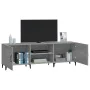 Sonoma gray engineered wood TV cabinet 150x30x50 cm by vidaXL, TV Furniture - Ref: Foro24-817505, Price: 81,82 €, Discount: %