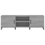 Sonoma gray engineered wood TV cabinet 150x30x50 cm by vidaXL, TV Furniture - Ref: Foro24-817505, Price: 81,82 €, Discount: %