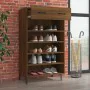 Schuhschrank aus braunem Eichensperrholz, 60 x 35 x 105 cm von vidaXL, Schuhregale und Schuhorganisatoren - Ref: Foro24-81756...