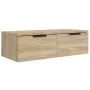 Wall cabinets 2 units Sonoma oak plywood 68x30x20 cm by vidaXL, Shelves and shelves - Ref: Foro24-3115894, Price: 91,27 €, Di...