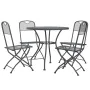 Garden dining set 5 pieces anthracite expanded metal mesh by vidaXL, Garden sets - Ref: Foro24-3084712, Price: 257,98 €, Disc...