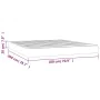 Pocket spring mattress taupe gray fabric 180x200x20 cm by vidaXL, Mattresses - Ref: Foro24-347838, Price: 262,10 €, Discount: %