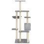 Cat scratching post with light gray sisal posts 142 cm by vidaXL, Cat furniture - Ref: Foro24-171592, Price: 56,12 €, Discoun...