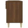 Oak brown plywood shoe cabinet 102x35x55 cm by vidaXL, Shoe racks and shoe organizers - Ref: Foro24-817569, Price: 76,74 €, D...