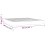 Dark gray velvet pocket spring mattress 160x200x20 cm by vidaXL, Mattresses - Ref: Foro24-347829, Price: 242,71 €, Discount: %