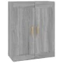 Sonoma gray engineered wood wall cabinet 69.5x32.5x90 cm by vidaXL, Shelves and shelves - Ref: Foro24-817394, Price: 63,45 €,...