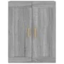 Sonoma gray engineered wood wall cabinet 69.5x32.5x90 cm by vidaXL, Shelves and shelves - Ref: Foro24-817394, Price: 63,45 €,...