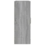 Sonoma gray engineered wood wall cabinet 69.5x32.5x90 cm by vidaXL, Shelves and shelves - Ref: Foro24-817394, Price: 63,45 €,...