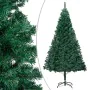 Vorbeleuchteter Weihnachtsbaum mit Lichtern und grünen Kugeln 150 cm von vidaXL, Weihnachtsbäume - Ref: Foro24-3077621, Preis...