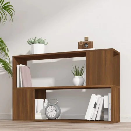 Regal aus eichenbraunem Sperrholz, 100 x 24 x 63 cm von vidaXL, Bücherregale und Regale - Ref: Foro24-816040, Preis: 39,22 €,...