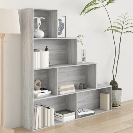 Sonoma gray shelving 155x24x160 cm by vidaXL, Bookcases and shelves - Ref: Foro24-815361, Price: 76,31 €, Discount: %