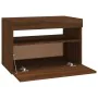 TV cabinets with LED lights 2 units brown oak 60x35x40 cm by vidaXL, TV Furniture - Ref: Foro24-815683, Price: 56,06 €, Disco...