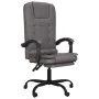 Gray synthetic leather massage reclining office chair by vidaXL, Office chairs - Ref: Foro24-349669, Price: 109,48 €, Discoun...