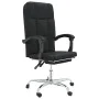 Black synthetic leather reclining office chair by vidaXL, Office chairs - Ref: Foro24-349639, Price: 92,77 €, Discount: %