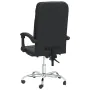 Black synthetic leather reclining office chair by vidaXL, Office chairs - Ref: Foro24-349639, Price: 92,77 €, Discount: %