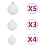 Pre-lit Christmas tree with lights and balls white 90 cm by vidaXL, Christmas trees - Ref: Foro24-3077717, Price: 69,88 €, Di...