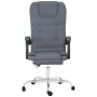 Dark gray velvet reclining office chair with massage by vidaXL, Office chairs - Ref: Foro24-349663, Price: 121,99 €, Discount: %