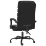 Black synthetic leather massage reclining office chair by vidaXL, Office chairs - Ref: Foro24-349727, Price: 114,48 €, Discou...